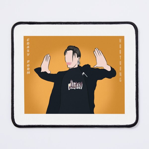 Item preview, Wooyoung of Ateez From Crazy Form designed and sold by ArtRaftPro.