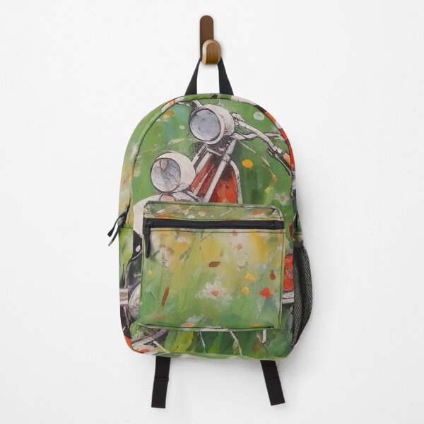 Item preview, moped in the meadow designed and sold by elegantpaterns.