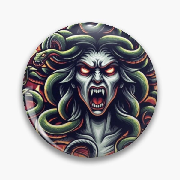 Item preview, “Enchanting Medusa: A Mythical Portrait” designed and sold by DarkSideArtz.