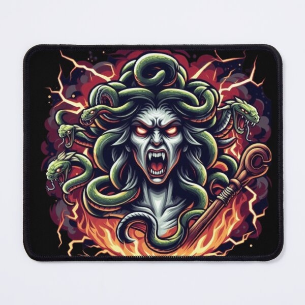 Item preview, “Enchanting Medusa: A Mythical Portrait” designed and sold by DarkSideArtz.