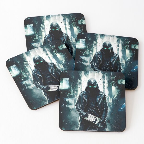 Item preview, Mystery person portrait in dark technology motive designed and sold by Paul-Place.