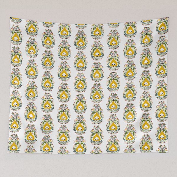 Item preview, Pear Folk Art Print Fruit Print Nordic Art  designed and sold by NayaChu.