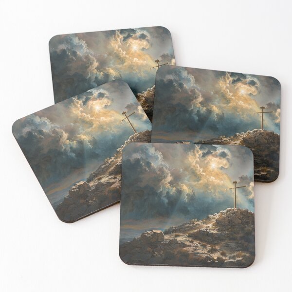 Item preview, Cross of Christ on the mountain designed and sold by Crinkl.