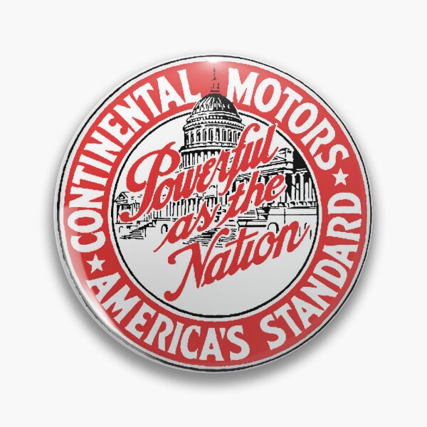 Item preview, Continental Aircraft Engines Vintage logo Powerful as the Nation designed and sold by MidniteTraffic.