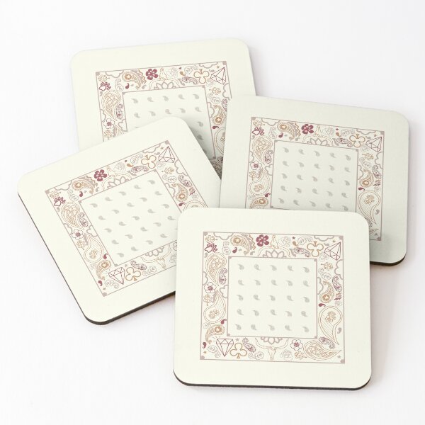 Item preview, Casino Kerchief on Ivory designed and sold by LochNestFarm.