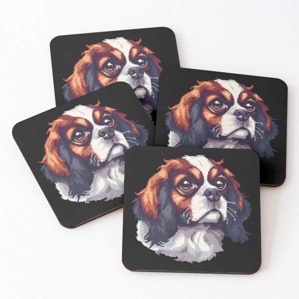 Item preview, 16-bit Pixel Art Japanese Spaniel designed and sold by CUTEDOGGIEZ.