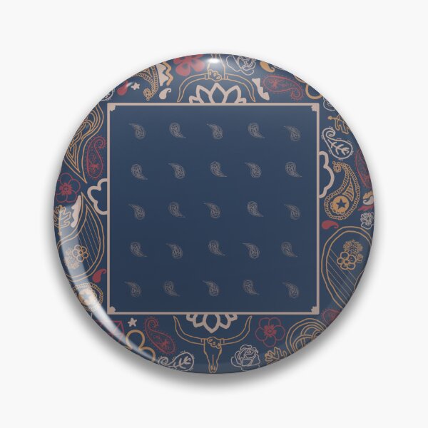 Item preview, Casino Kerchief on Indigo designed and sold by LochNestFarm.