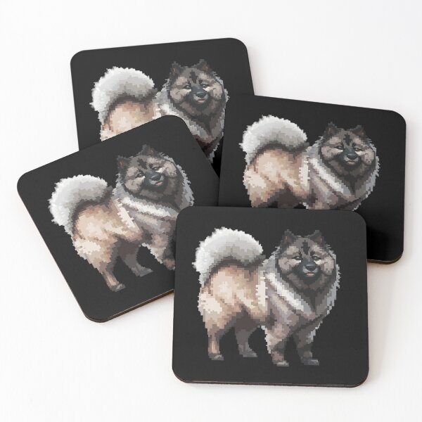 Item preview, Pixel Keeshond designed and sold by CUTEDOGGIEZ.