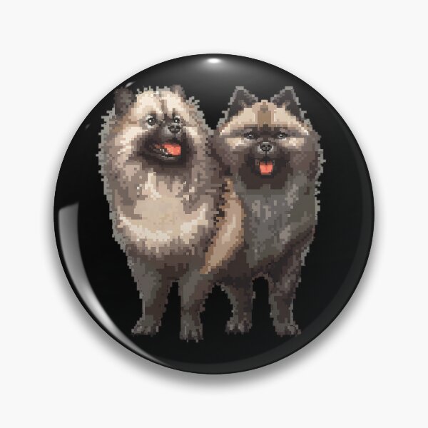 Item preview, Keeshond De 16 Bits designed and sold by CUTEDOGGIEZ.