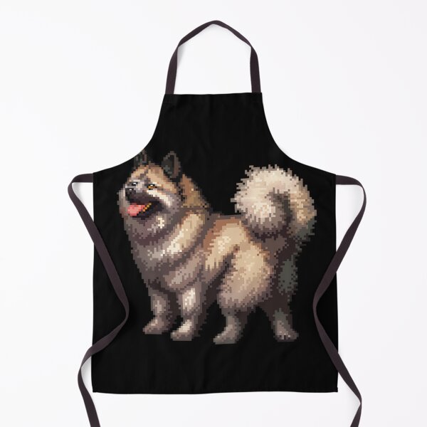 Artikelvorschau, 16-bit-pixelkunst Keeshond entworfen und verkauft von CUTEDOGGIEZ.