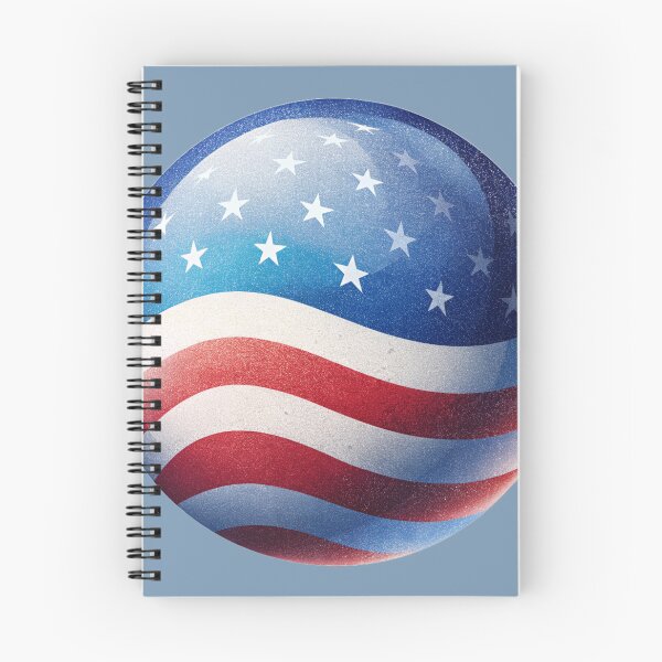 Aperçu de l'œuvre Sphère du drapeau des États-Unis créée et vendue par MeraStyle.