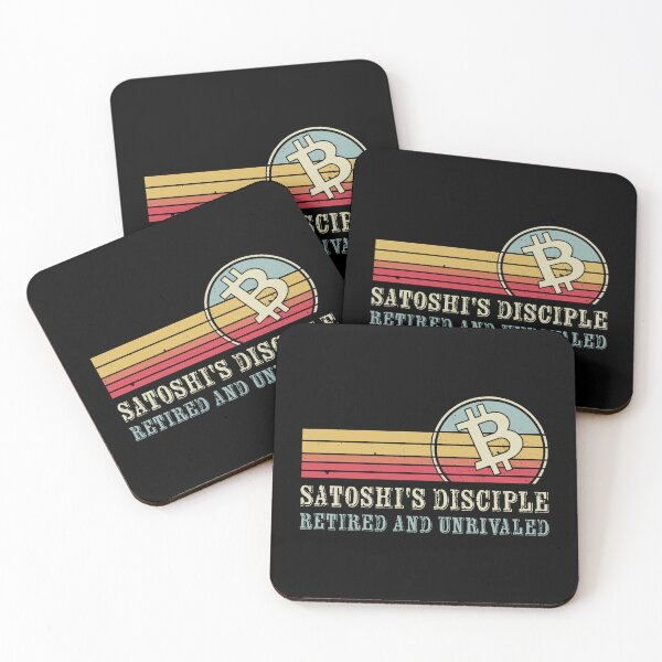 Item preview, Satoshi's disciple, retired and unrivaled | Crypto Funny designed and sold by Mobius Spot Collective.