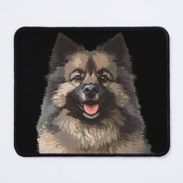 Item preview, Pixel Portrait Keeshond designed and sold by CUTEDOGGIEZ.