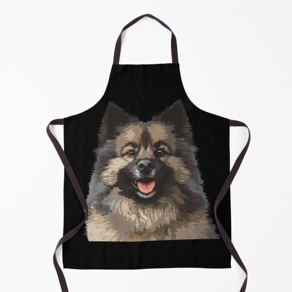 Artikelvorschau, Pixel-portrait Keeshond entworfen und verkauft von CUTEDOGGIEZ.