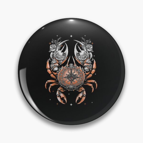 Item preview, gothic style crab designed and sold by 123ks.