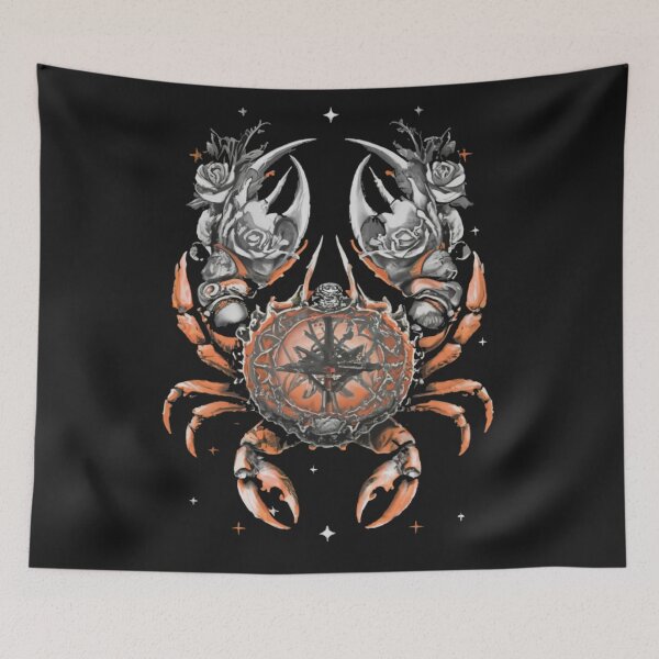 Item preview, gothic style crab designed and sold by 123ks.