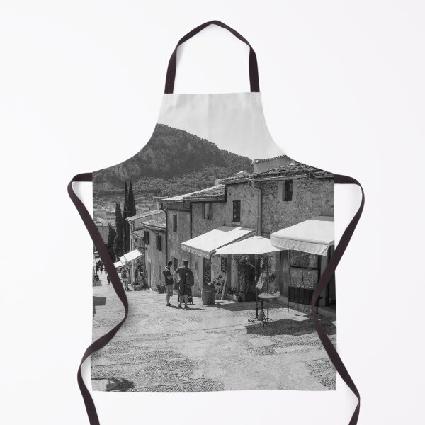 Item preview, Looking Down Calvari Steps Pollensa Town Black And White designed and sold by GG WALL ART.