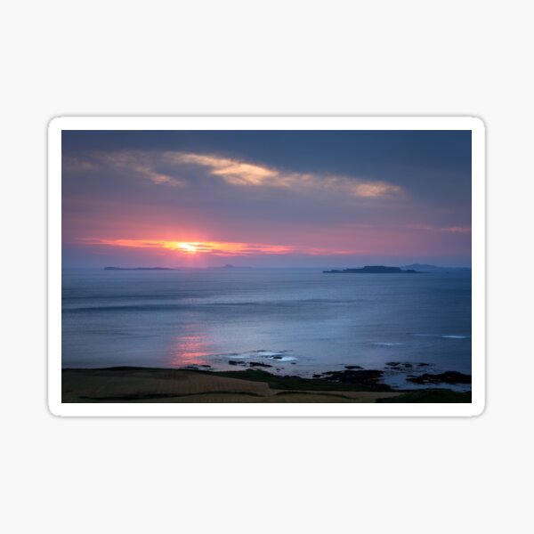 Item preview, Sunset over Staffa Isle of Mull Scotland designed and sold by PhotosEcosse.