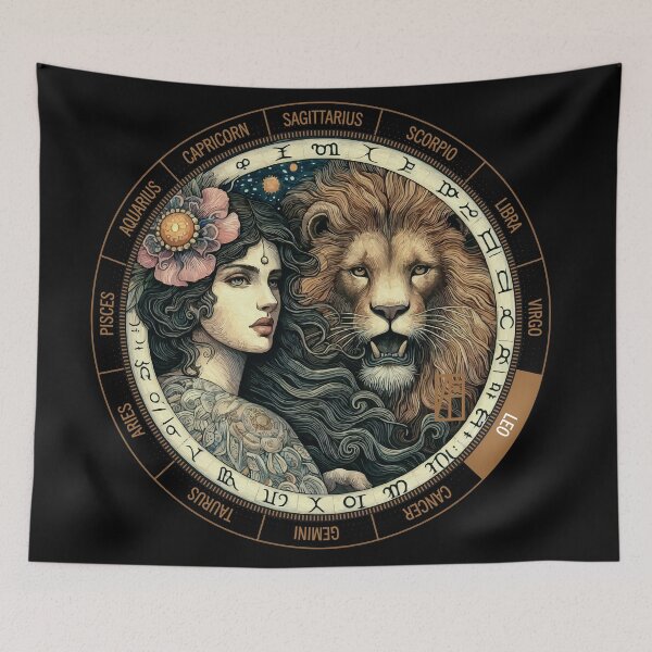 Item preview, ZODIAC Leo - Astrological LEO - LEO - ZODIAC sign - Van Gogh style - 1 designed and sold by ArtProjectShop.
