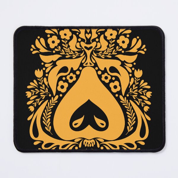 Item preview, Pear Folk Art Print Fruit Print Nordic Art designed and sold by NayaChu.