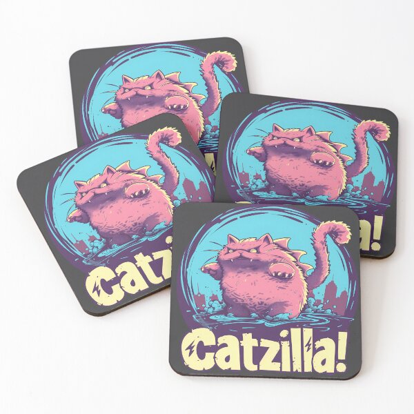 Item preview, Catzilla - cute anime design designed and sold by slemfiskz.