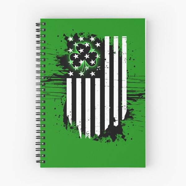 Item preview, Saint Patricks Day Lucky USA Flag designed and sold by martindesignden.