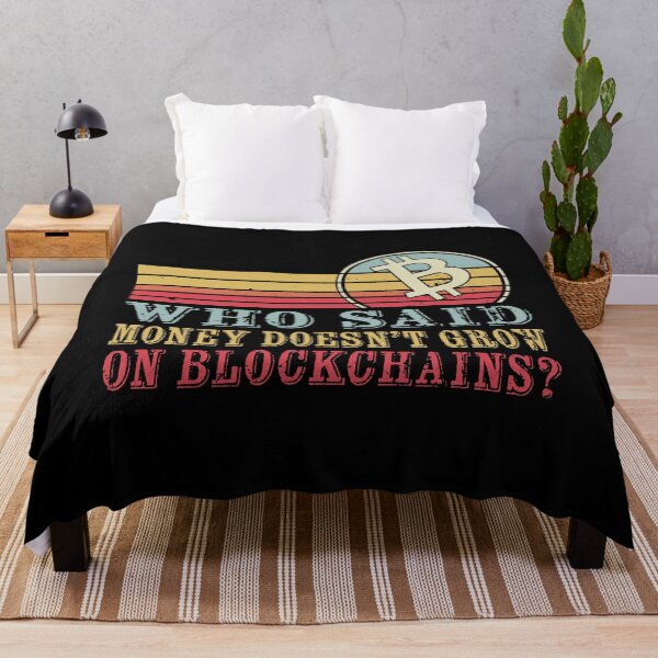Item preview, Who Said Money Doesn’t Grow on Blockchains? | Crypto Funny designed and sold by Mobius Spot Collective.
