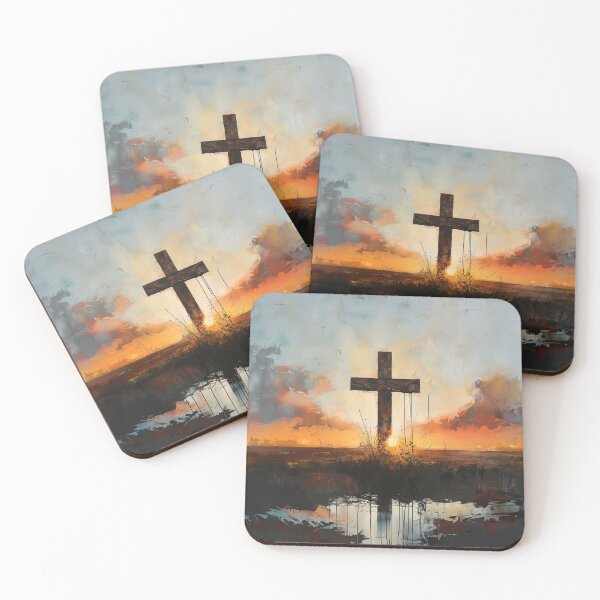 Item preview, Cross In The Field Painting designed and sold by Crinkl.