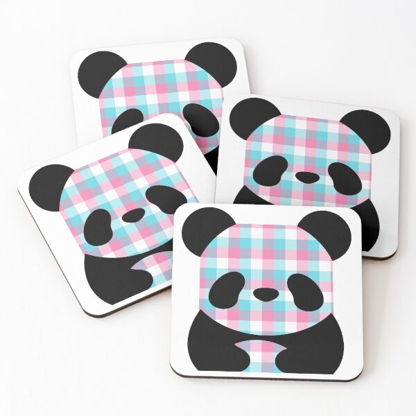 Item preview, Plaid panda vibes designed and sold by LittleBabyStyle.