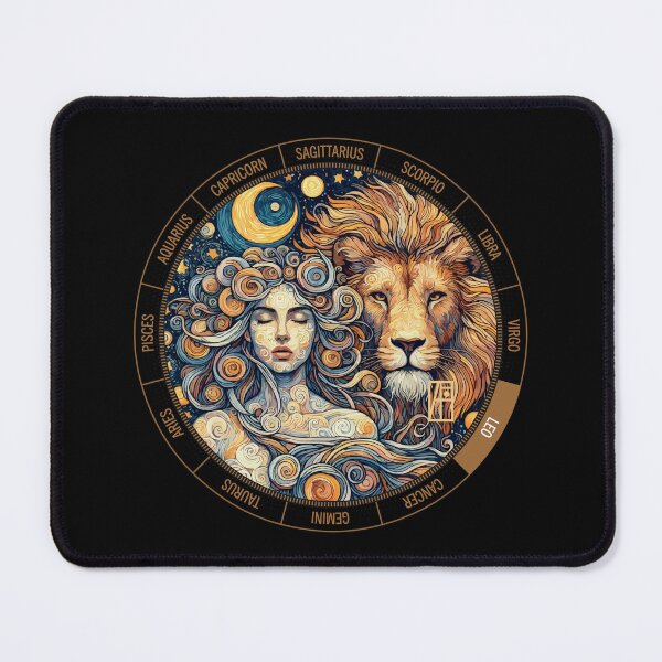 Item preview, ZODIAC Leo - Astrological LEO - LEO - ZODIAC sign - Van Gogh style - 4 designed and sold by ArtProjectShop.