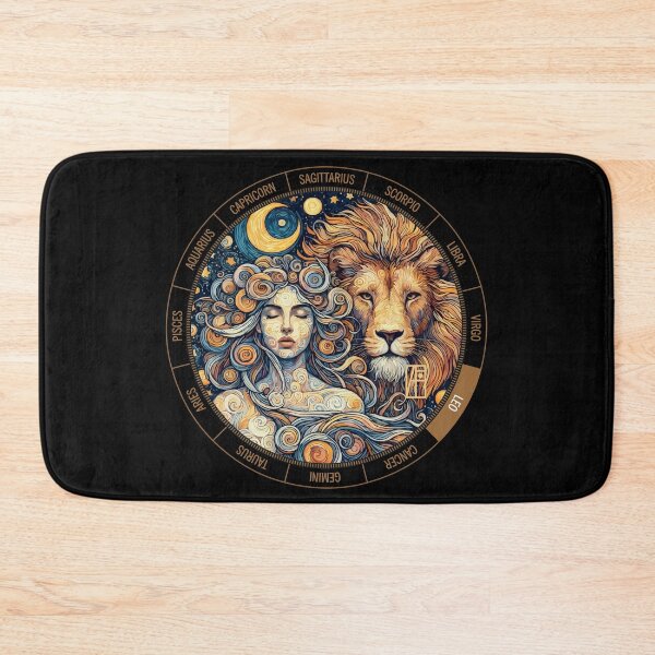 Aperçu de l'œuvre ZODIAQUE Lion - LEO Astrologique - LEO - Signe du ZODIAQUE - Style Van Gogh - 4 créée et vendue par ArtProjectShop.