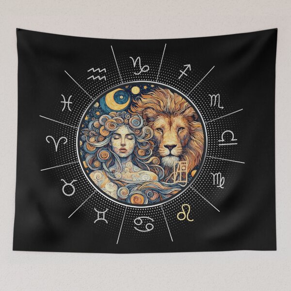 Item preview, ZODIAC Leo - Astrological LEO - LEO - ZODIAC sign - Van Gogh style - 5 designed and sold by ArtProjectShop.