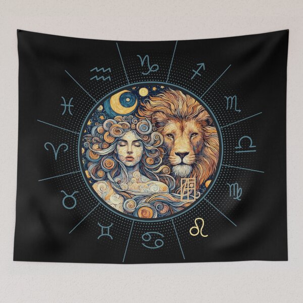 Item preview, ZODIAC Leo - Astrological LEO - LEO - ZODIAC sign - Van Gogh style - 6 designed and sold by ArtProjectShop.