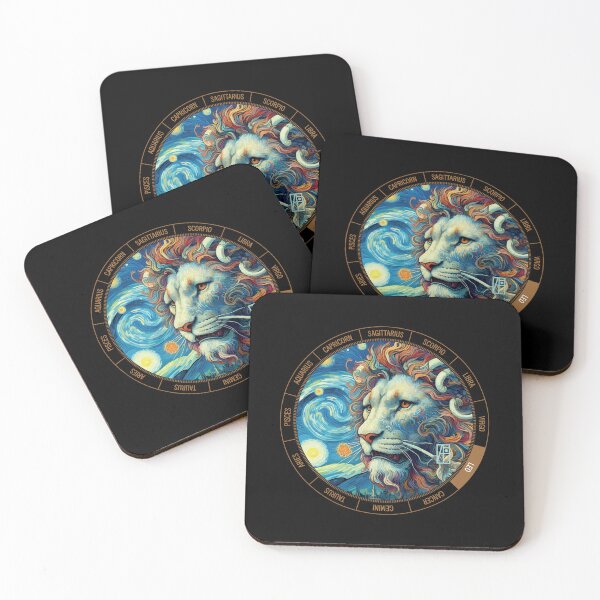 Item preview, ZODIAC Leo - Astrological LEO - LEO - ZODIAC sign - Van Gogh style - 7 designed and sold by ArtProjectShop.