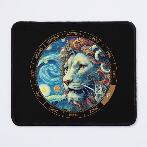 Item preview, ZODIAC Leo - Astrological LEO - LEO - ZODIAC sign - Van Gogh style - 7 designed and sold by ArtProjectShop.