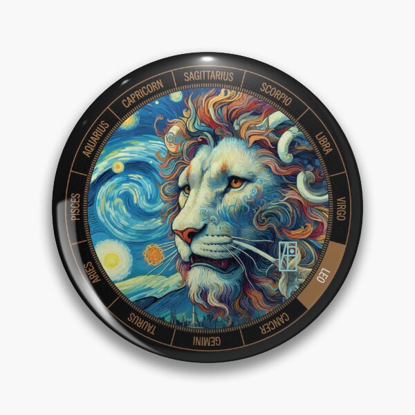 Item preview, ZODIAC Leo - Astrological LEO - LEO - ZODIAC sign - Van Gogh style - 7 designed and sold by ArtProjectShop.
