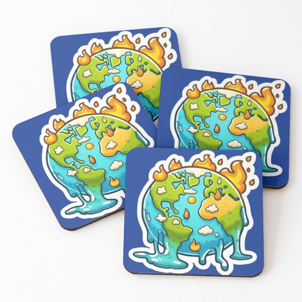 Item preview,  “Climate Crisis: Earth Melting”  designed and sold by DarkSideArtz.