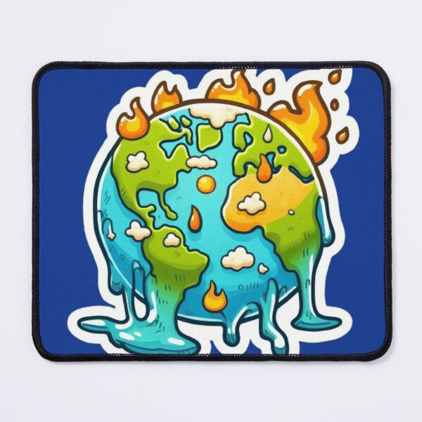 Item preview,  “Climate Crisis: Earth Melting”  designed and sold by DarkSideArtz.