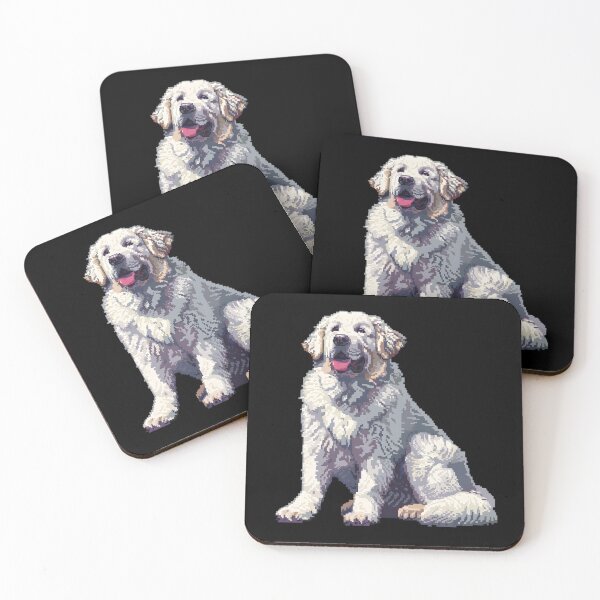 Item preview, Pixel Kuvasz designed and sold by CUTEDOGGIEZ.