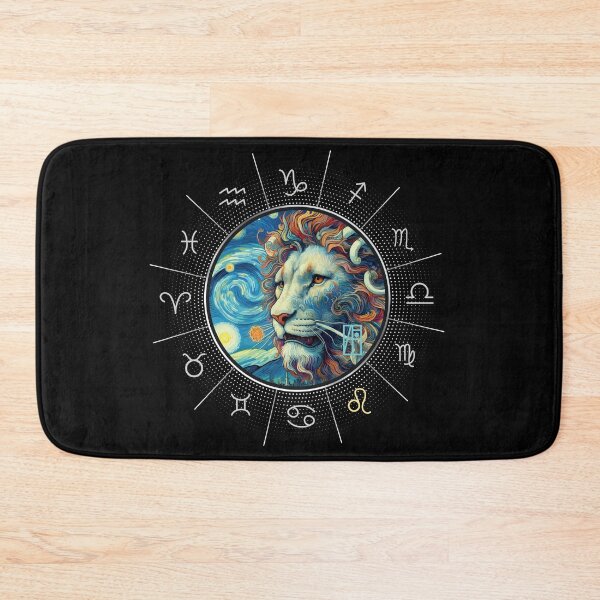 Aperçu de l'œuvre ZODIAQUE Lion - LEO Astrologique - LEO - Signe du ZODIAQUE - Style Van Gogh - 8 créée et vendue par ArtProjectShop.