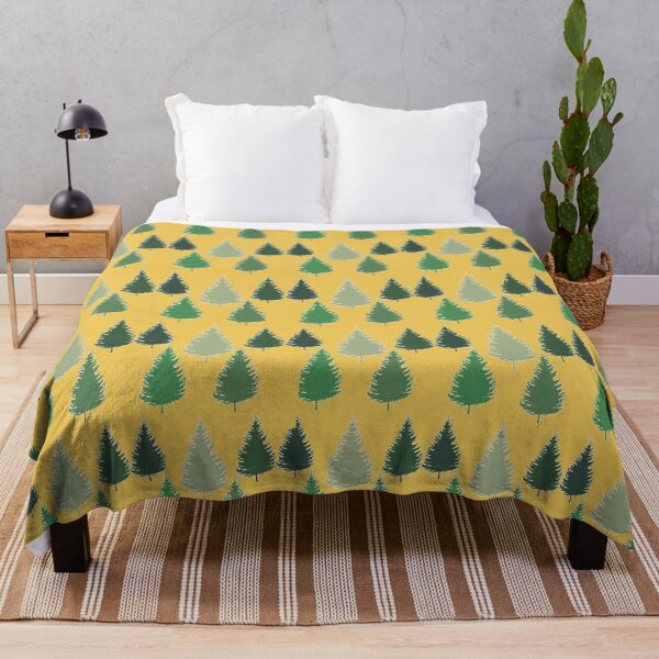 Item preview, Green heart, green world! - Primeval spruce forest on a light yellow background designed and sold by IraNiva.