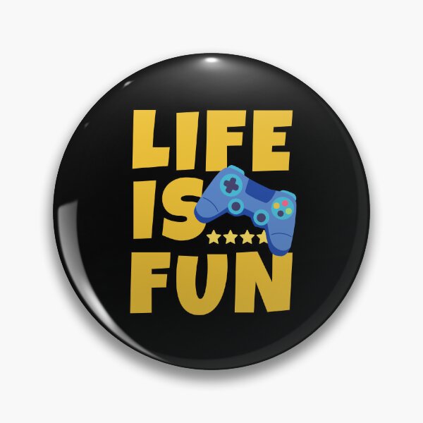 Item preview, Life Is Fun  Gaming / Gamer designed and sold by ricricswert.