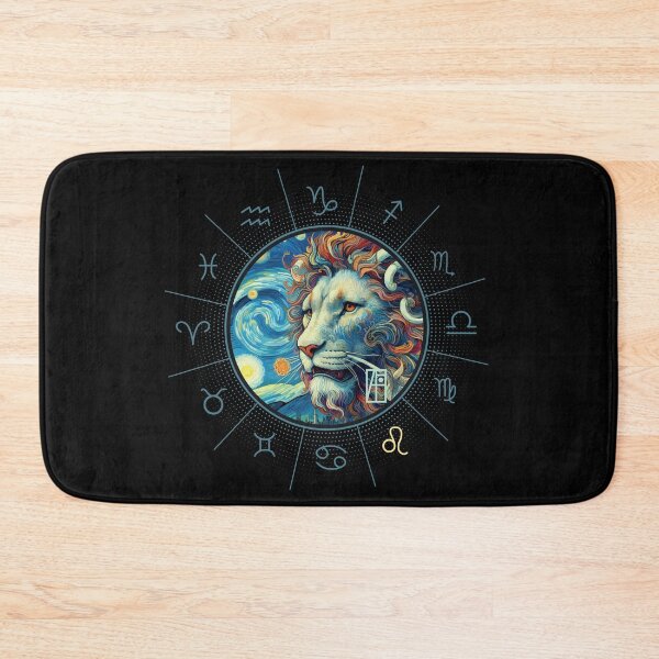 Aperçu de l'œuvre ZODIAQUE Lion - LEO Astrologique - LEO - Signe du ZODIAQUE - Style Van Gogh - 9 créée et vendue par ArtProjectShop.