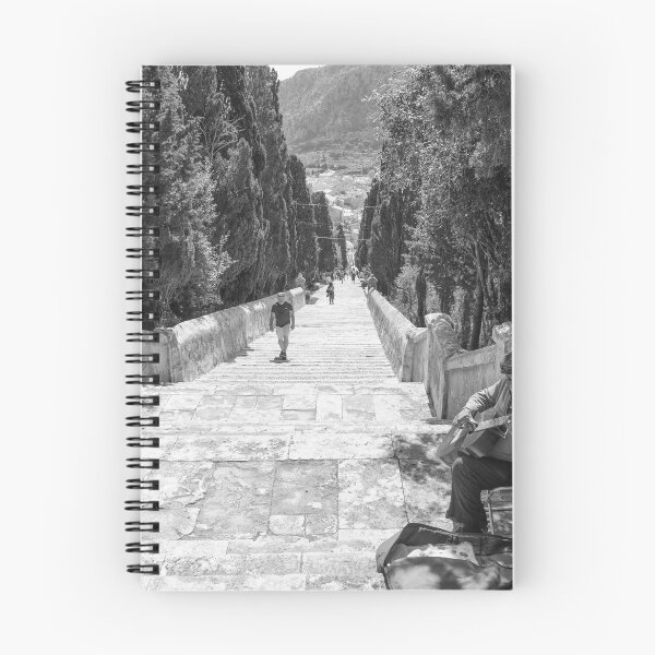 Item preview,  Calvari Steps Busker Pollensa Town Mallorca designed and sold by GG WALL ART.