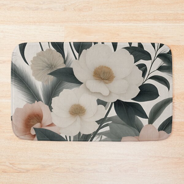 Item preview, RogerPattern - "Whispering Petals: Elegance in White and Pink" designed and sold by RogerPattern.