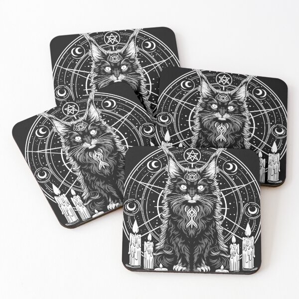 Item preview, Summoning Dark Maine Coon designed and sold by Mistmoth.