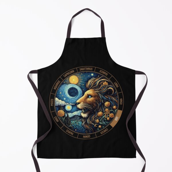 Item preview, ZODIAC Leo - Astrological LEO - LEO - ZODIAC sign - Van Gogh style - 10 designed and sold by ArtProjectShop.