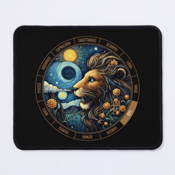 Item preview, ZODIAC Leo - Astrological LEO - LEO - ZODIAC sign - Van Gogh style - 10 designed and sold by ArtProjectShop.