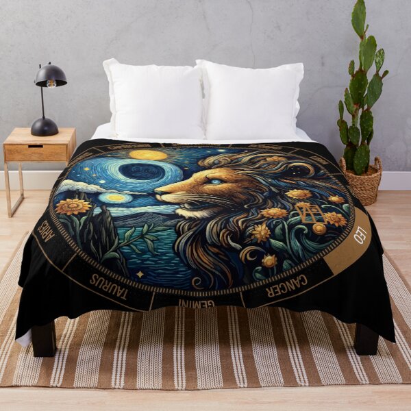 Item preview, ZODIAC Leo - Astrological LEO - LEO - ZODIAC sign - Van Gogh style - 10 designed and sold by ArtProjectShop.