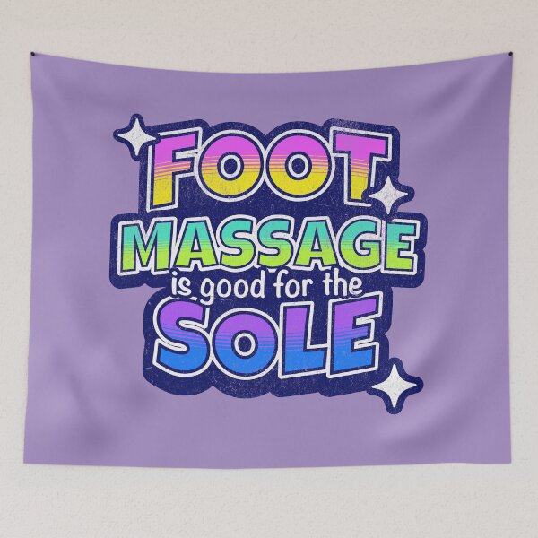 Item preview, Foot Massage Pun designed and sold by nirelle.